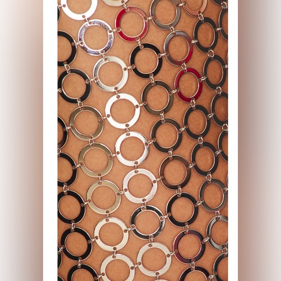 h:ours Sylvie Mini Skirt in Silver - Picture 6 of 8